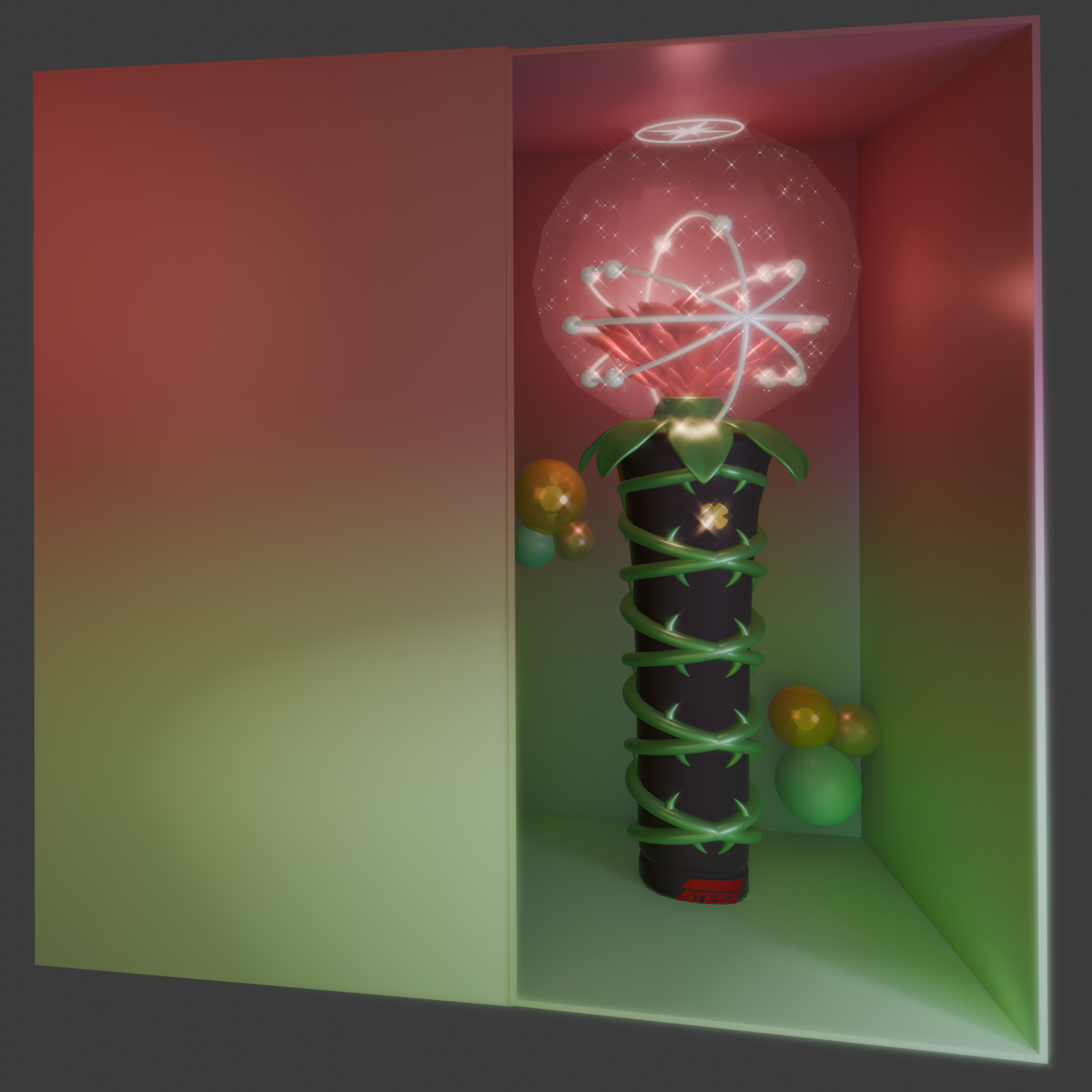 Packing and lightstick